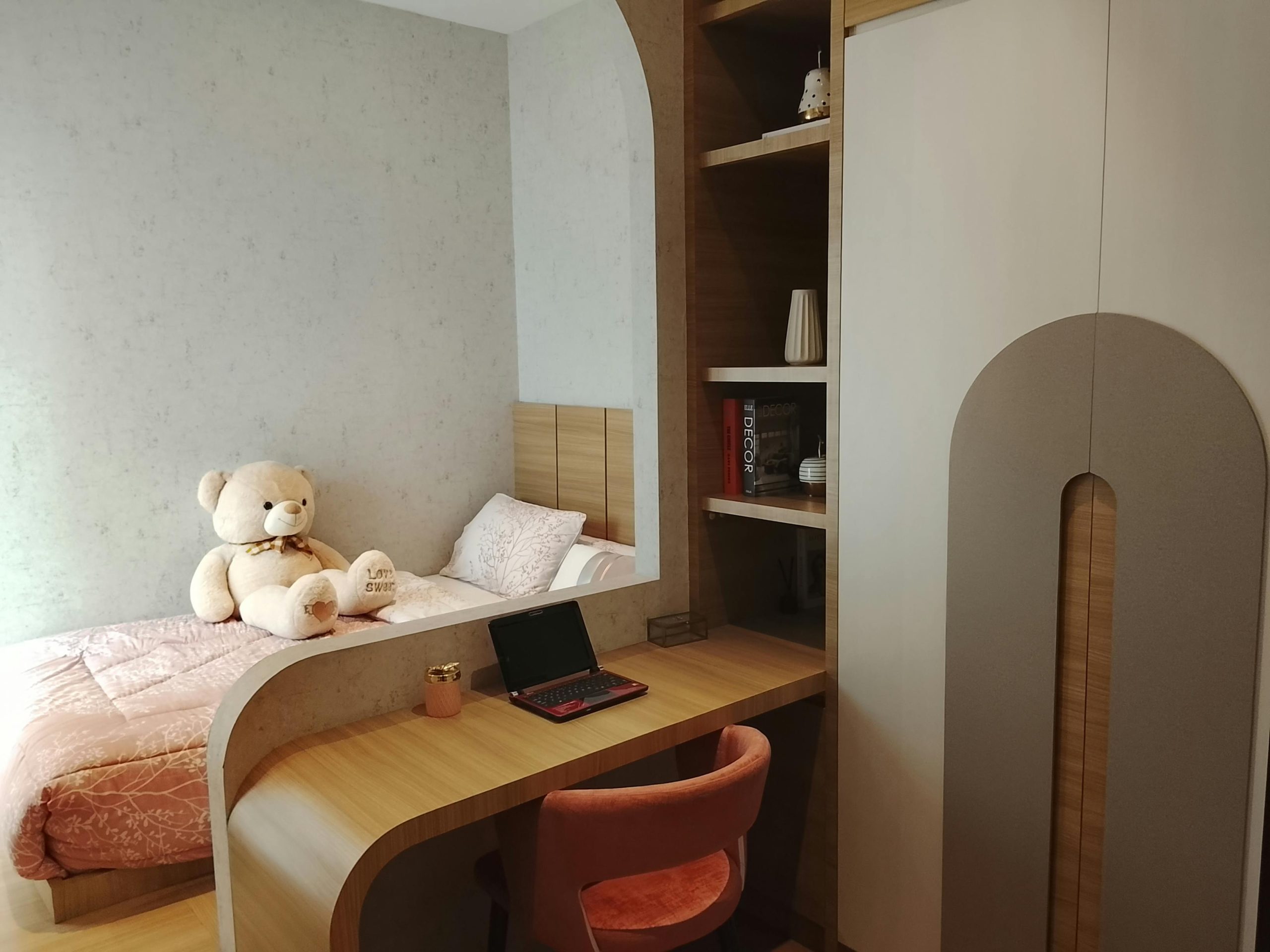 Optimisation espace chambre 9m² confort